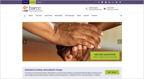 View BARCC Boston Area Rape Crisis Center website