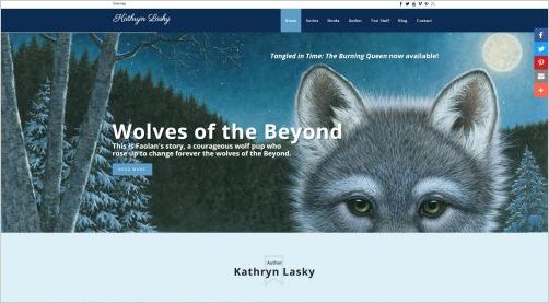 View Kathryn Lasky Author website