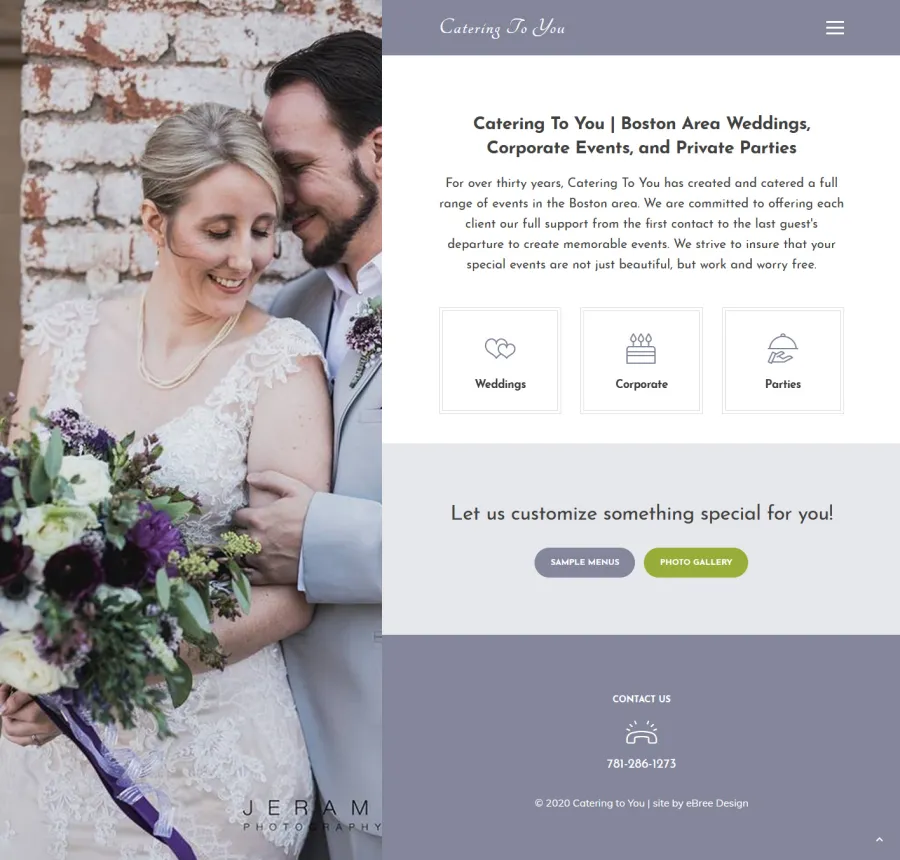 View Catering To You Wedding Caterer website