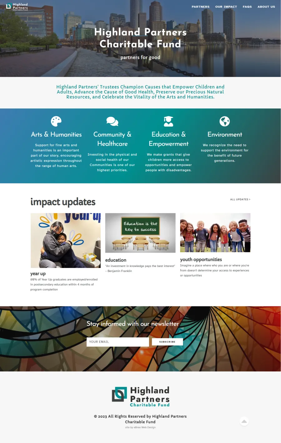 View Highland Partners Charitable Fund Philanthropist website
